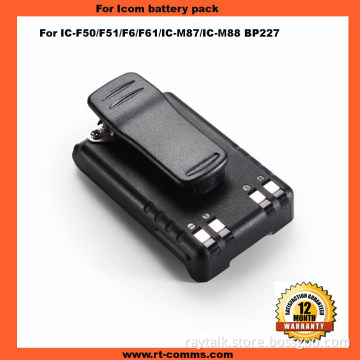 Two Way Radio Battery Bp227 for Icom IC-F50/51/61/M87/M88